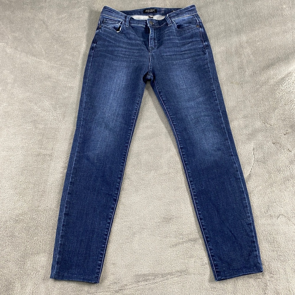 Judy Blue Jeans Womens 7/28 Skinny Fit Dark Wash Stretch Denim JB82132DK‎